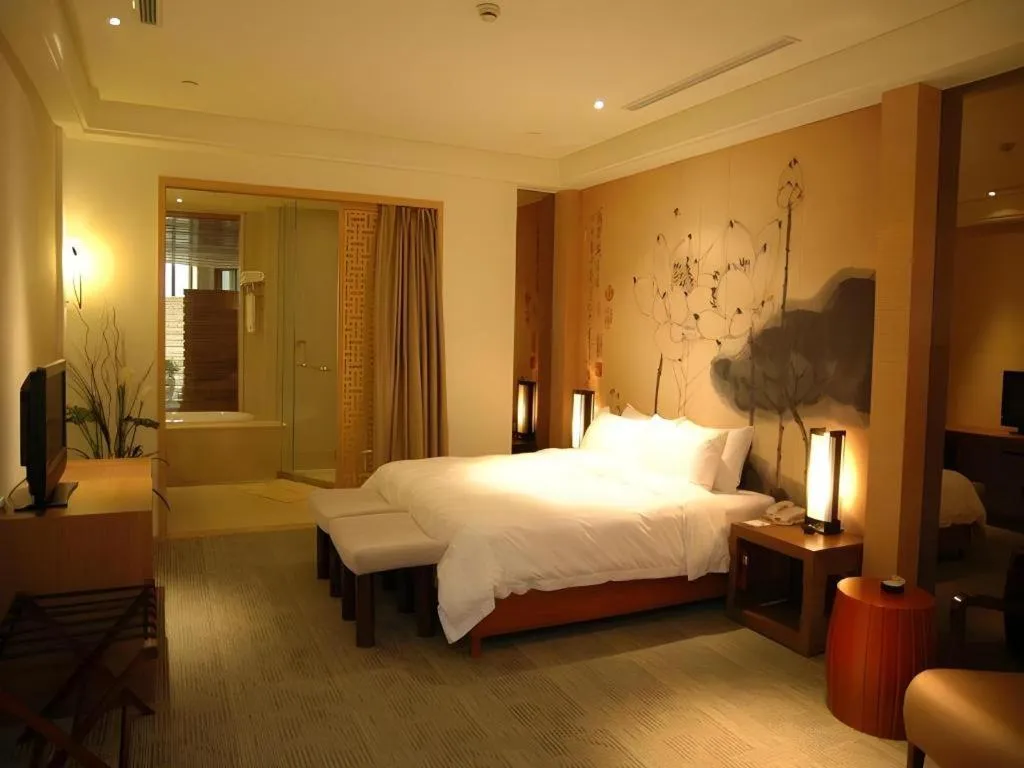 Bed in Huana Hotel Minhang Shanghai