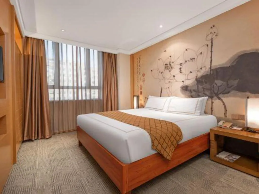 Bed in Huana Hotel Minhang Shanghai