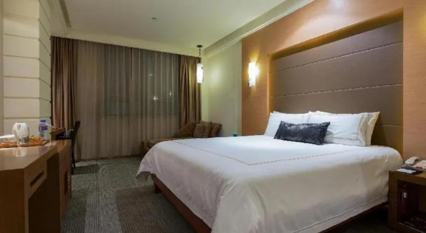 Bed in Huana Hotel Minhang Shanghai