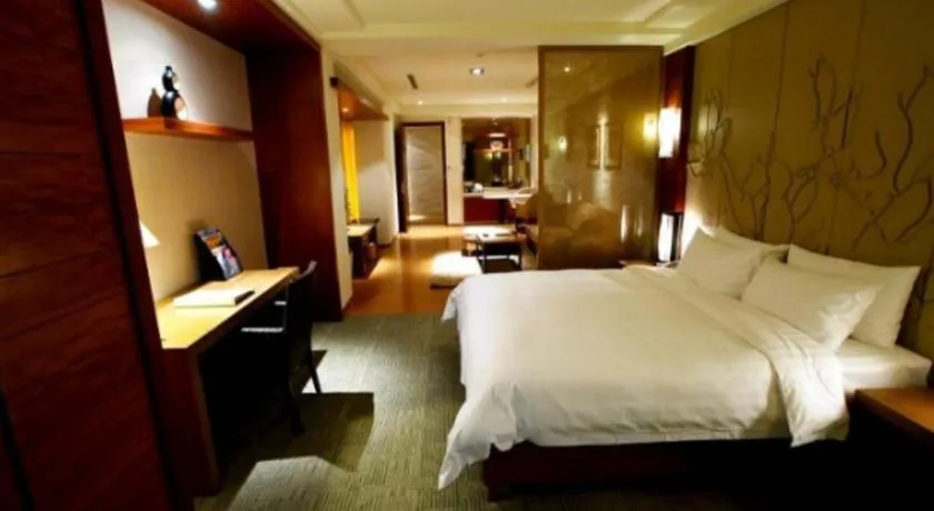 Bed in Huana Hotel Minhang Shanghai