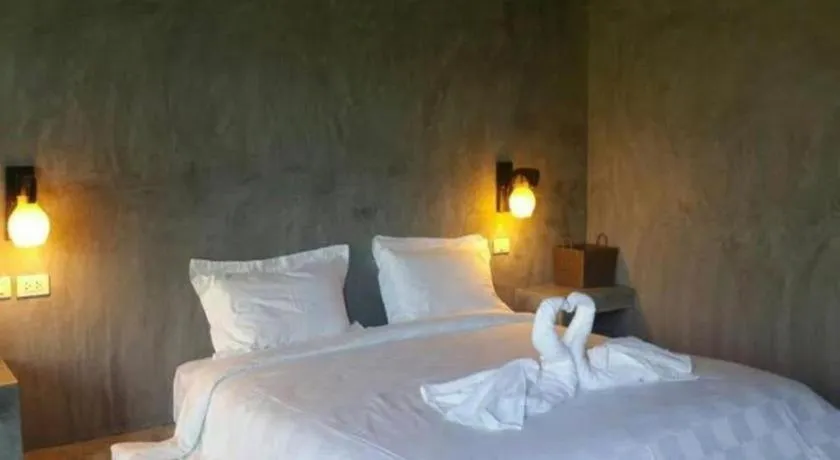 Bed in Baanwaan Resort