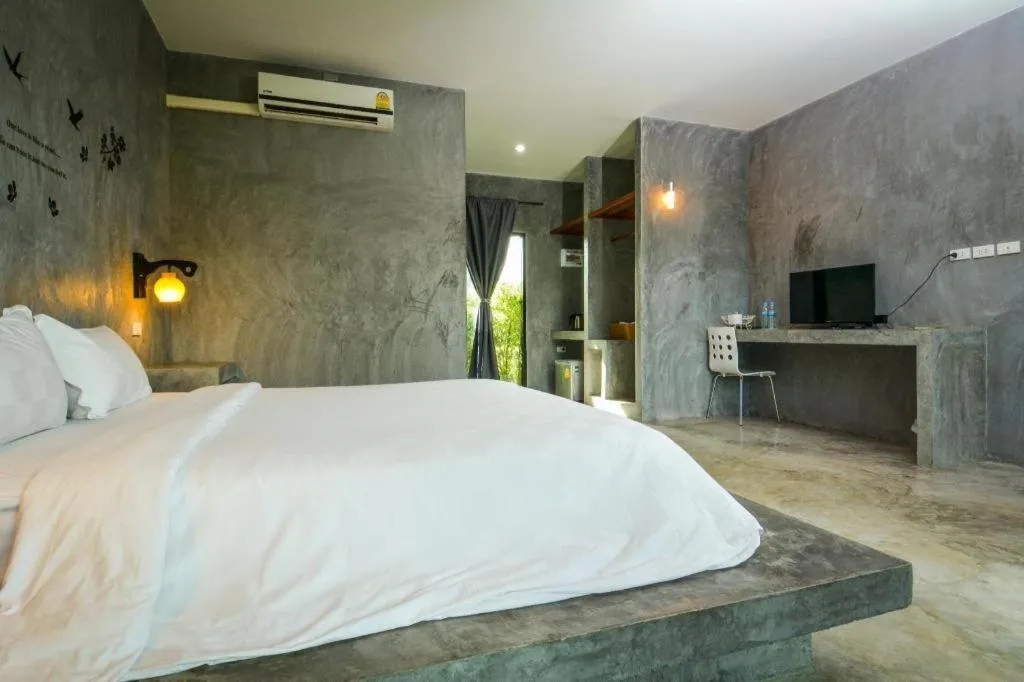 Bed in Baanwaan Resort