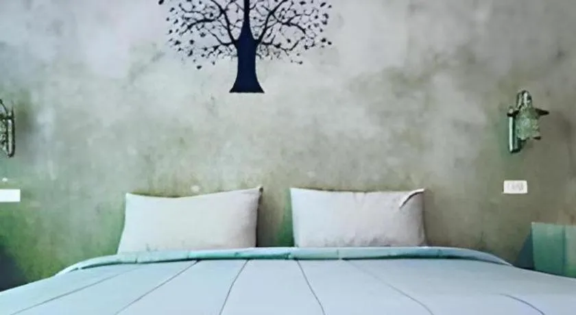 Bed in Baanwaan Resort