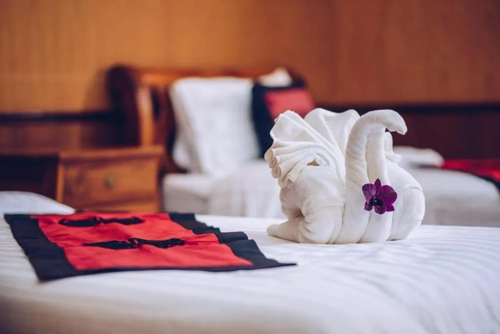 Bed in Baan Baitan Resort