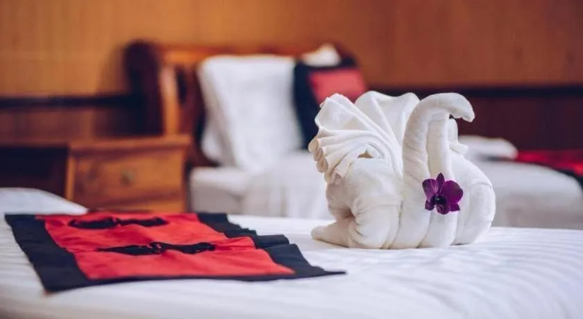 Bed in Baan Baitan Resort