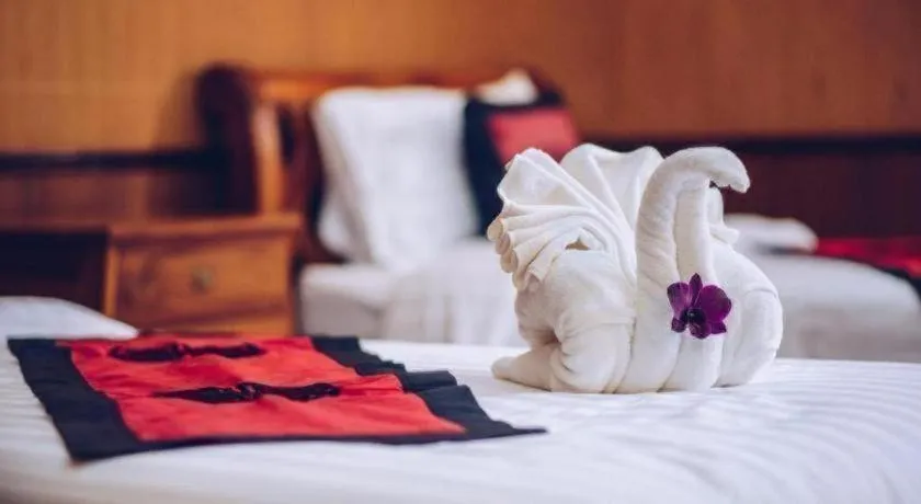 Bed in Baan Baitan Resort