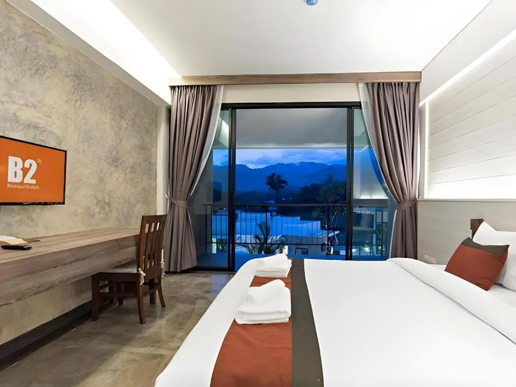 Bed in B2 Mae Hong Son Premier Hotel