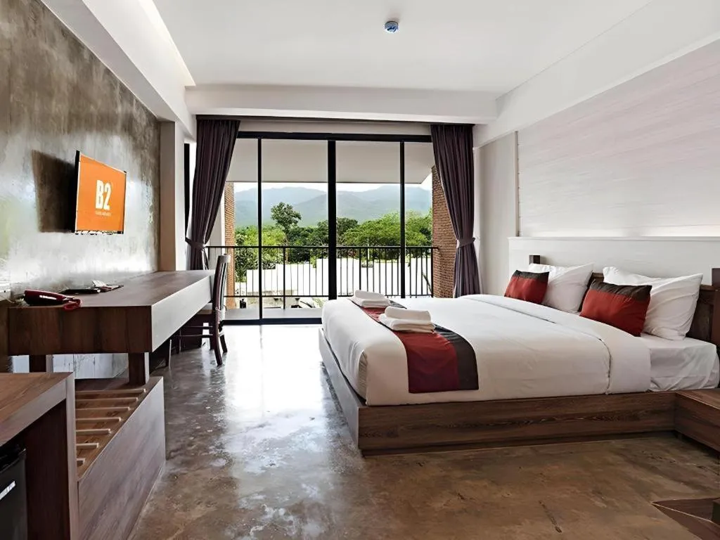 Bed in B2 Mae Hong Son Premier Hotel