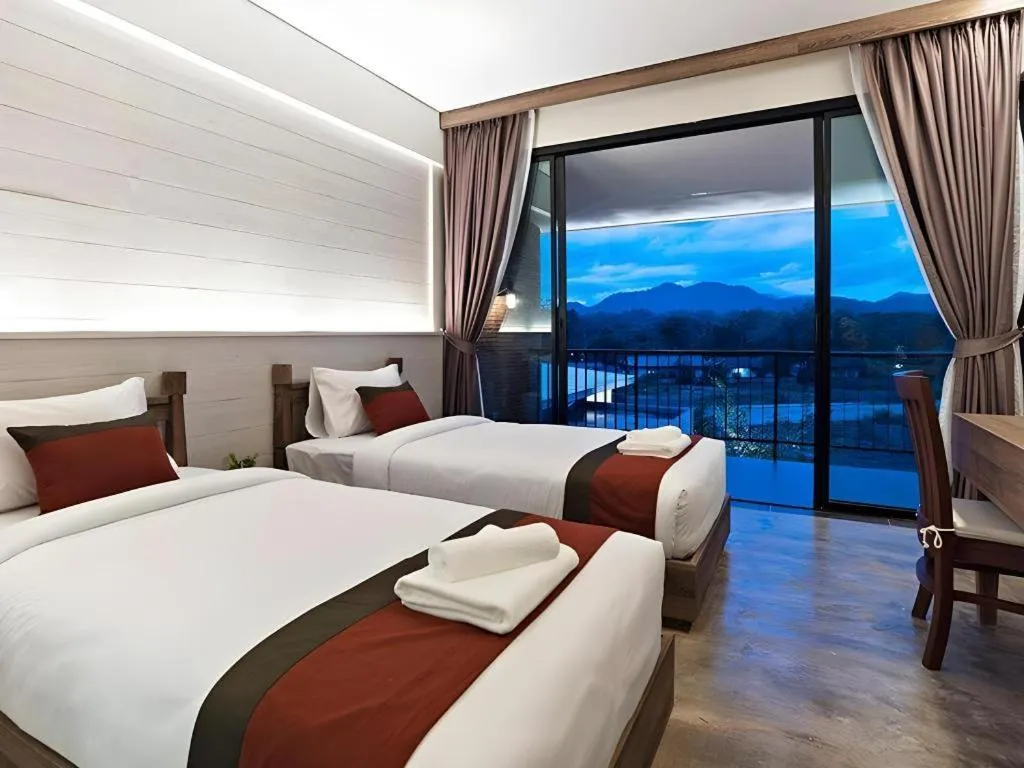 Bed in B2 Mae Hong Son Premier Hotel