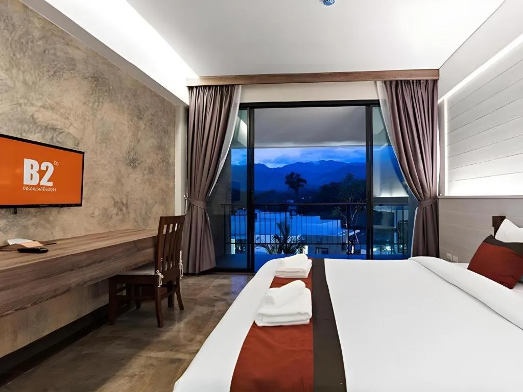 Bed in B2 Mae Hong Son Premier Hotel