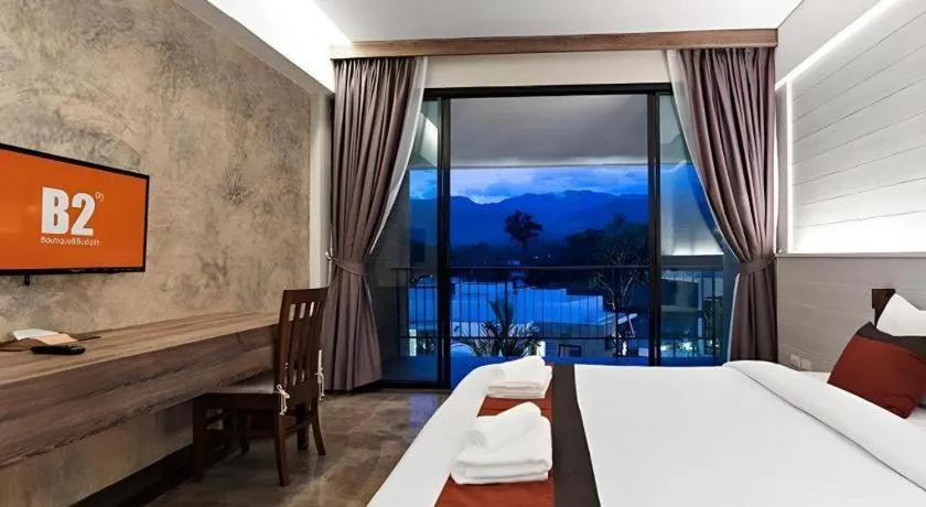 Bed in B2 Mae Hong Son Premier Hotel