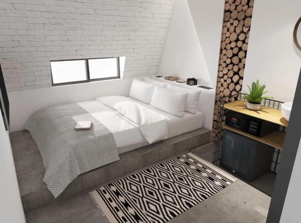 Bed in Mmmio II Design Residence Myeongdong
