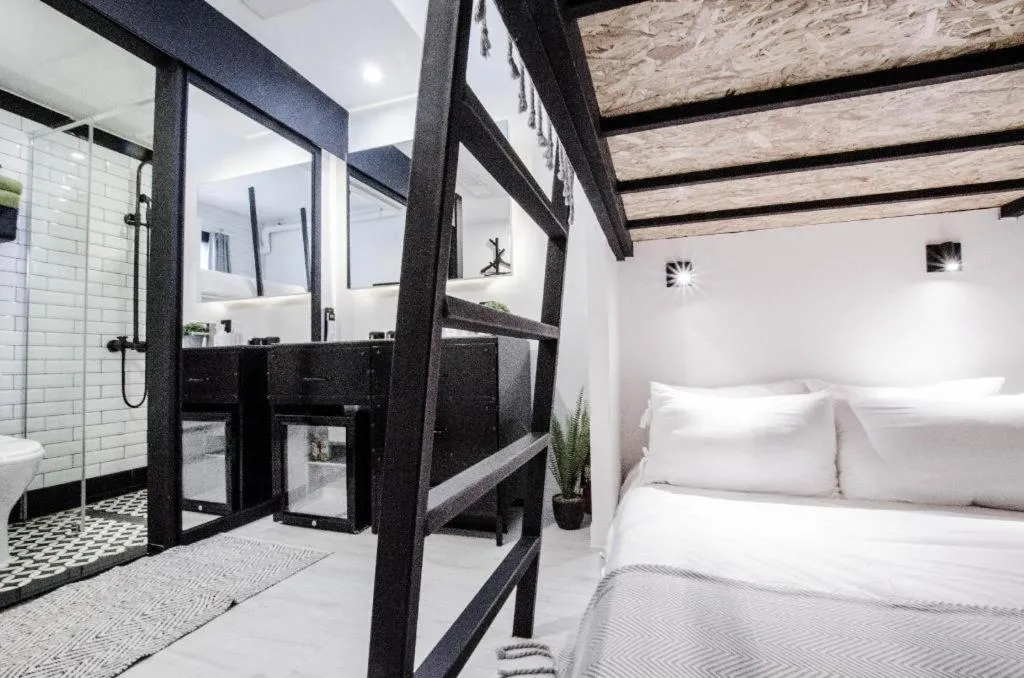 Bed in Mmmio II Design Residence Myeongdong