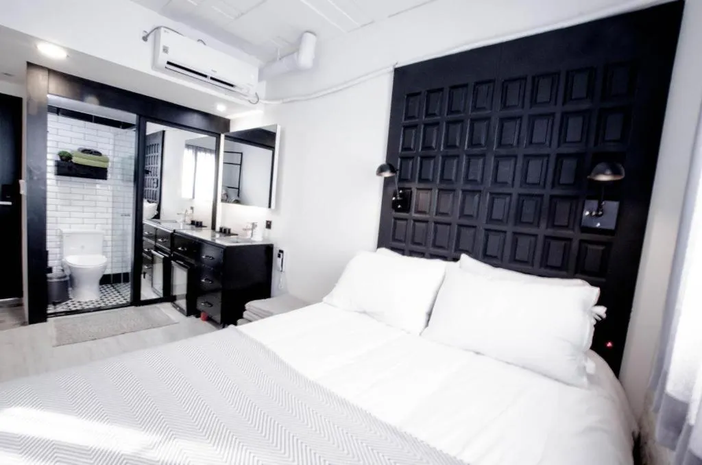 Bed in Mmmio II Design Residence Myeongdong