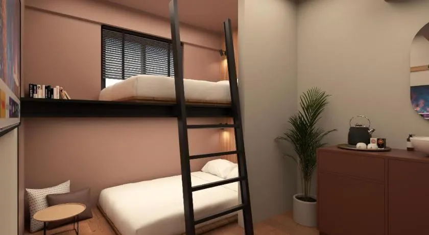 Bed in Mmmio II Design Residence Myeongdong