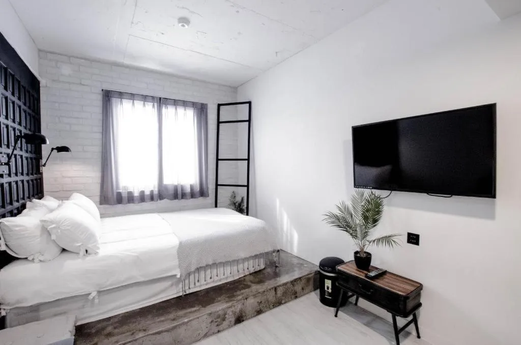 Bed in Mmmio II Design Residence Myeongdong