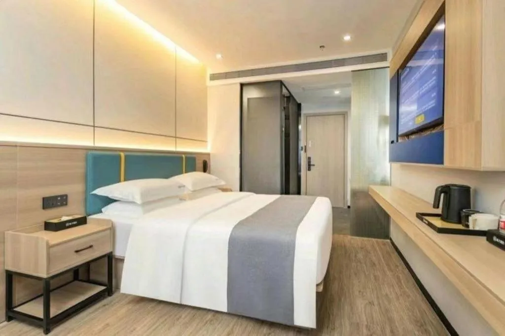 Bed in GreenTree Alliance Yichun Fengcheng Jianyi Avenue Hotel