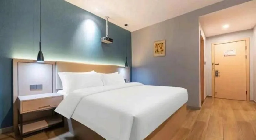 Bed in GreenTree Alliance Yichun Fengcheng Jianyi Avenue Hotel