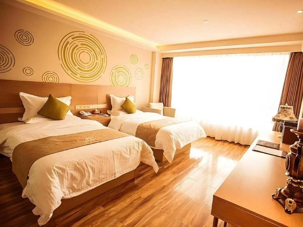 Bed in GreenTree Inn Xi'an Yanta District Dayanta Furongyuan Hotel