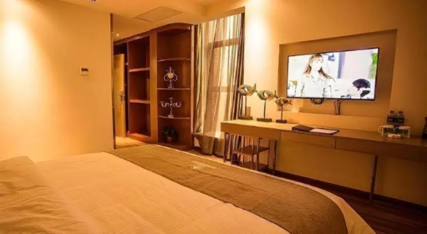 Bed in GreenTree Inn Xi'an Yanta District Dayanta Furongyuan Hotel