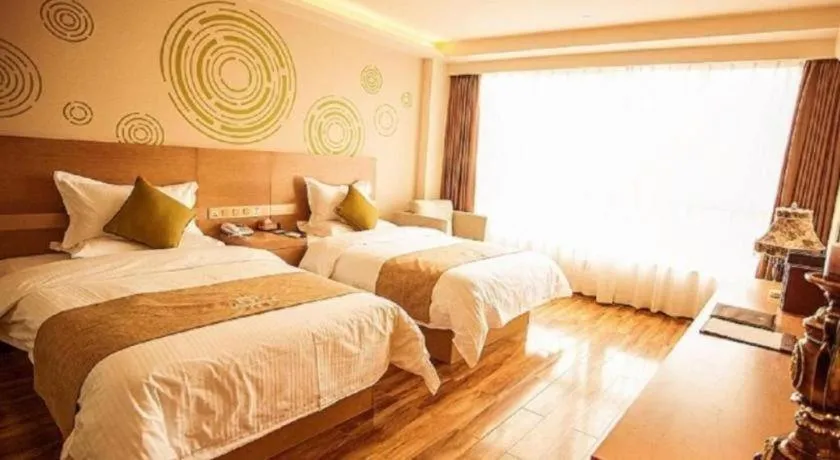 Bed in GreenTree Inn Xi'an Yanta District Dayanta Furongyuan Hotel