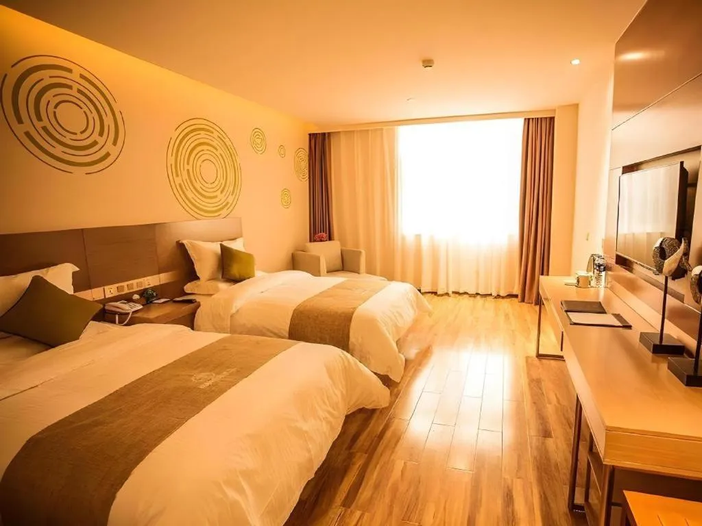 Bed in GreenTree Inn Xi'an Yanta District Dayanta Furongyuan Hotel