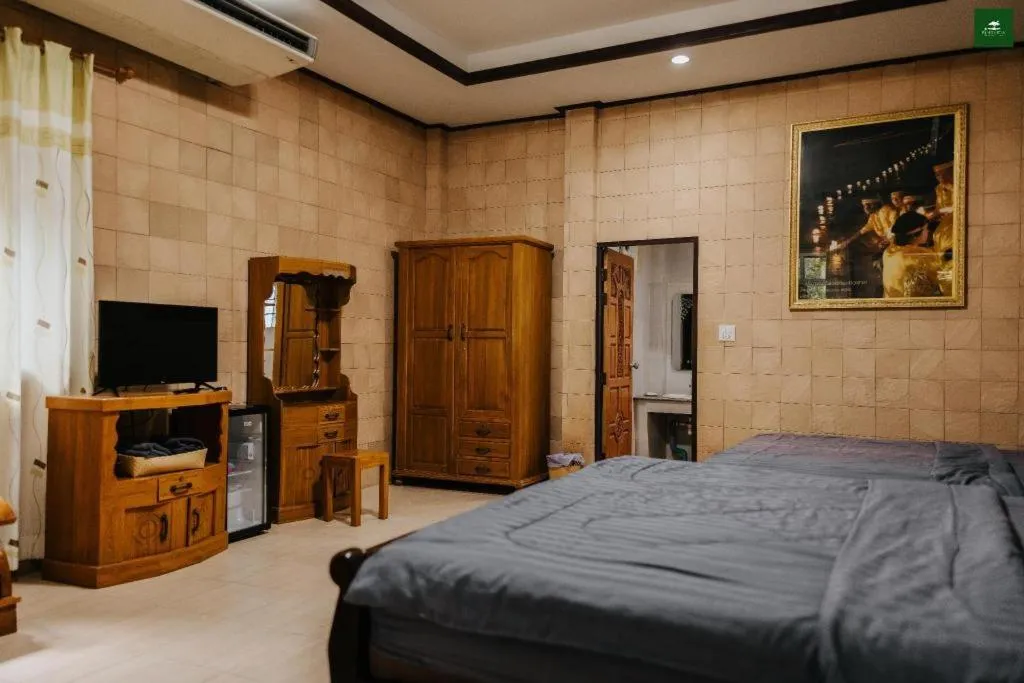 Bed in Pingview Villa Resort