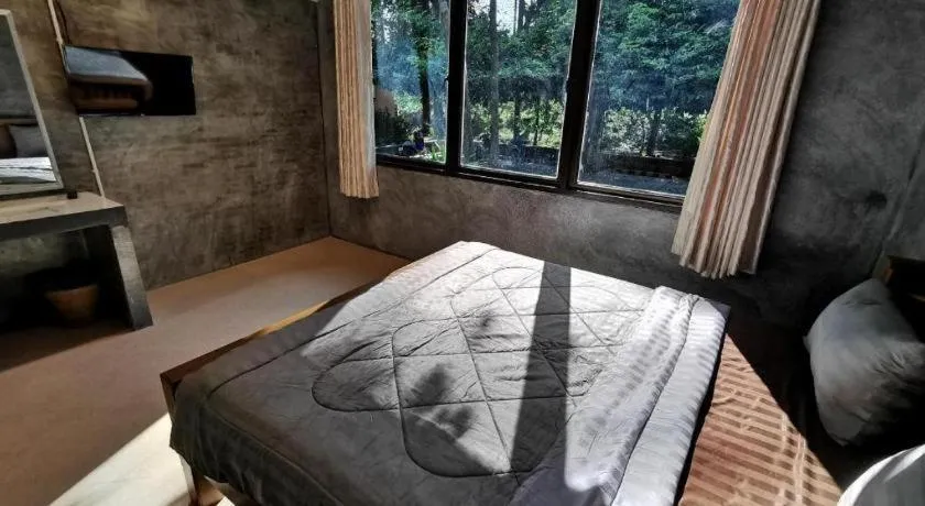 Bed in Pingview Villa Resort