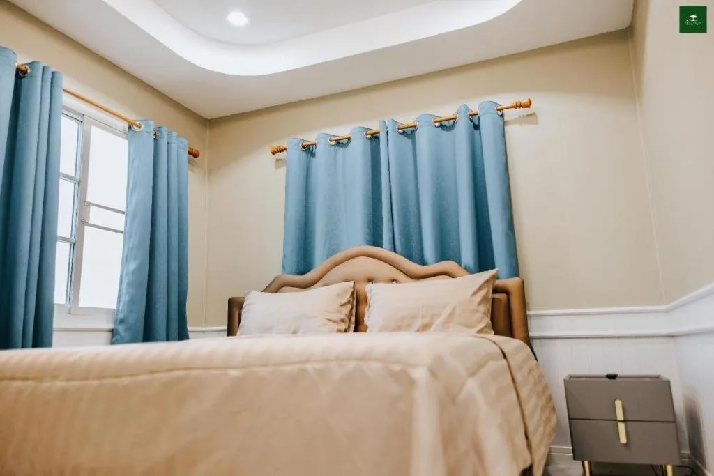 Bed in Pingview Villa Resort