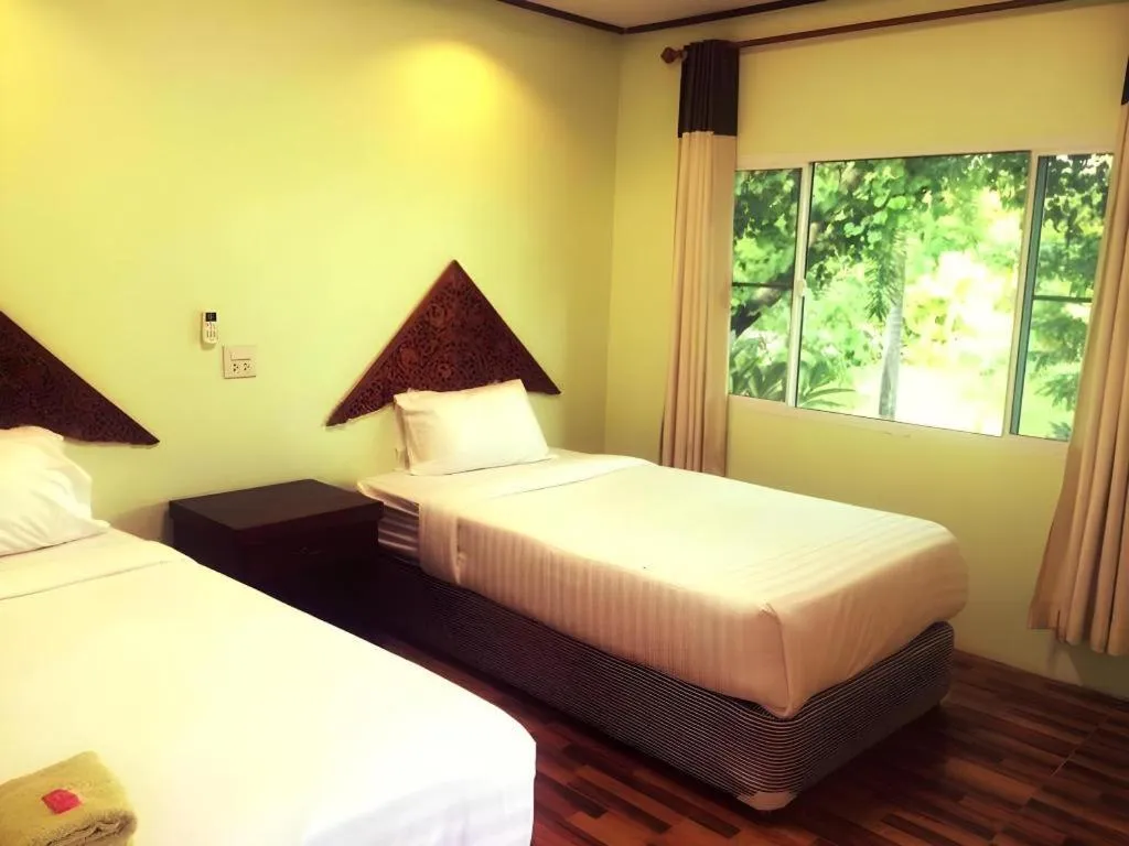 Bed in Pingview Villa Resort
