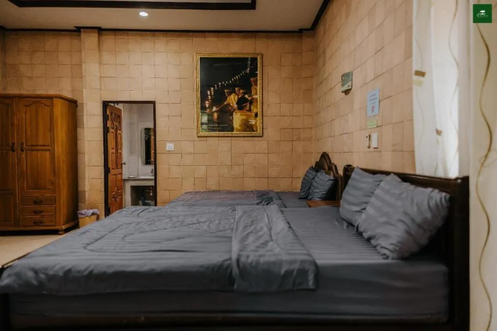 Bed in Pingview Villa Resort