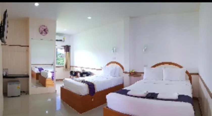 Bed in The Aam resort