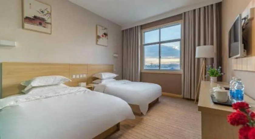 Bed in Zhaoxiangju Boutique Hotel Changshui Branch