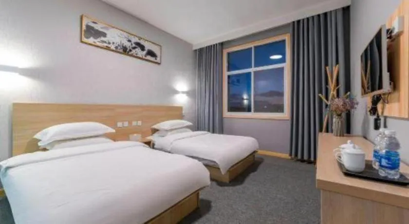 Bed in Zhaoxiangju Boutique Hotel Changshui Branch