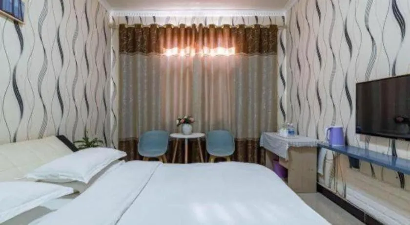 Bed in Zhaoxiangju Boutique Hotel Changshui Branch