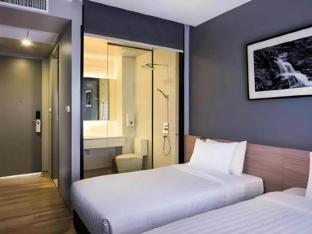 Bed in R Photo Hotel