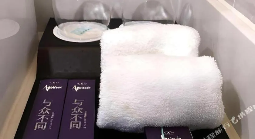 Bed in Xana Hotelle Beijing Qianmen Footbridge Metro Station