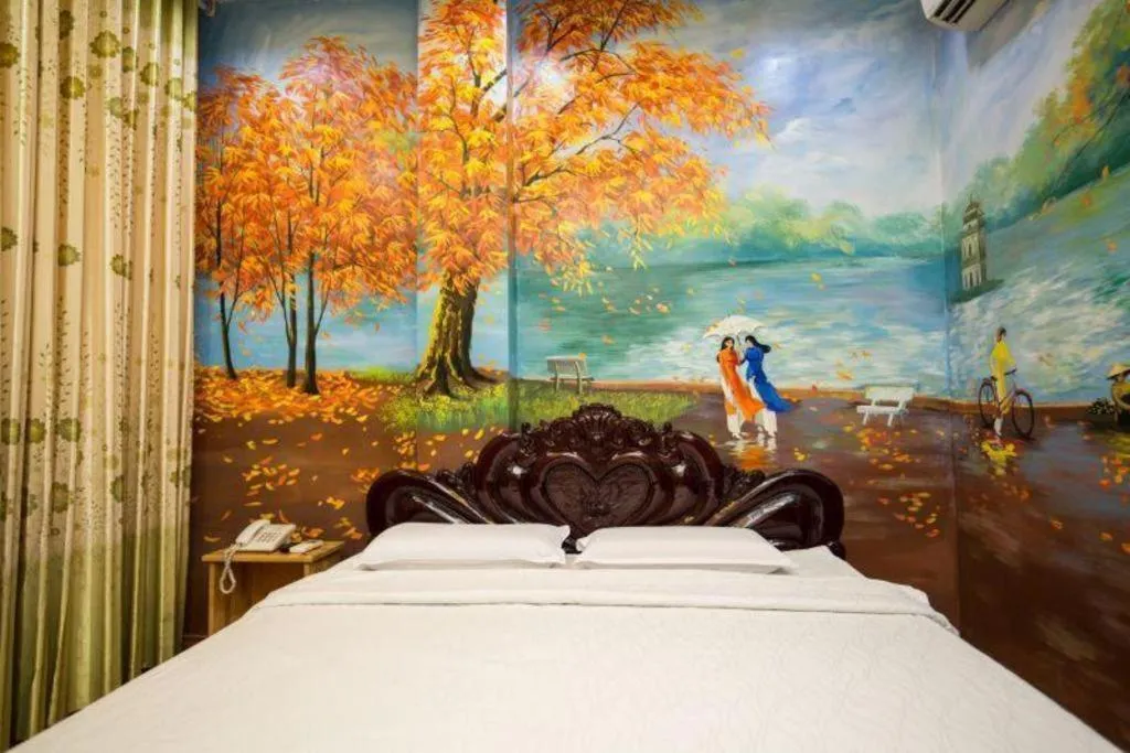 Bed in Phuong Linh Hotel