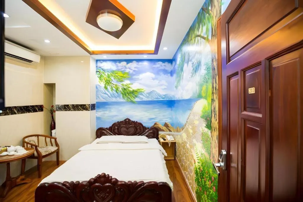 Bed in Phuong Linh Hotel