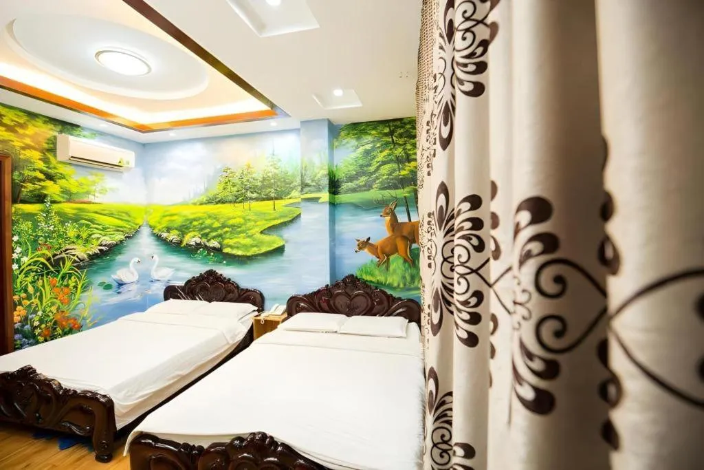 Bed in Phuong Linh Hotel