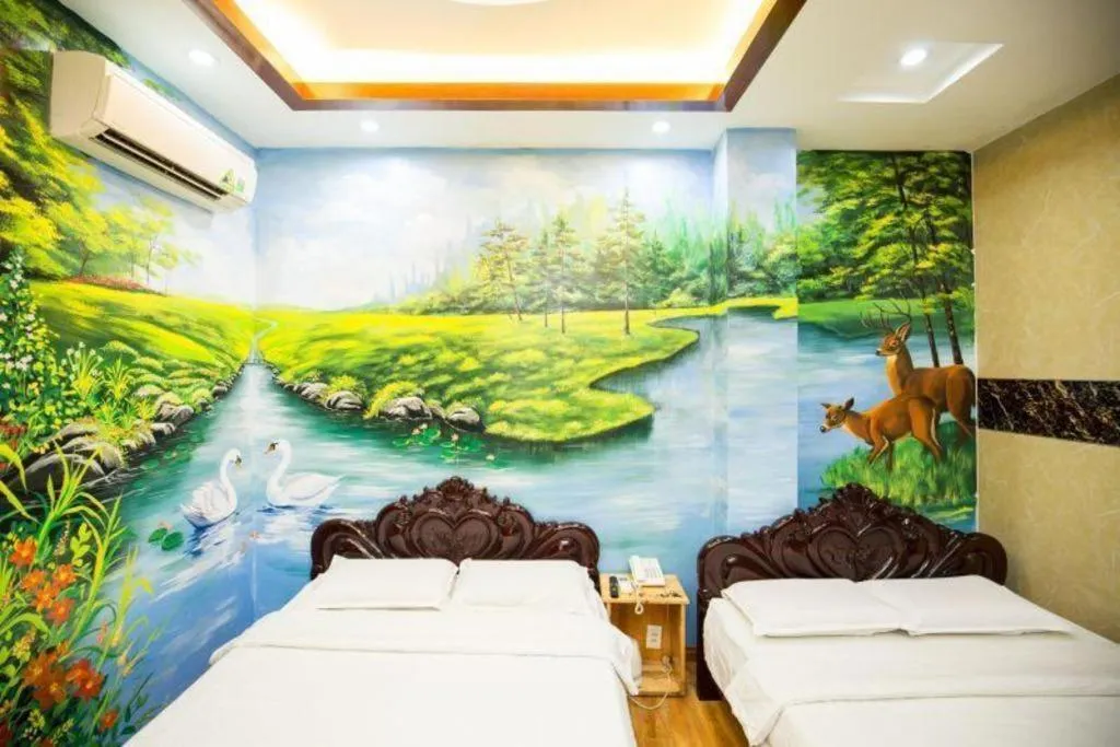 Bed in Phuong Linh Hotel
