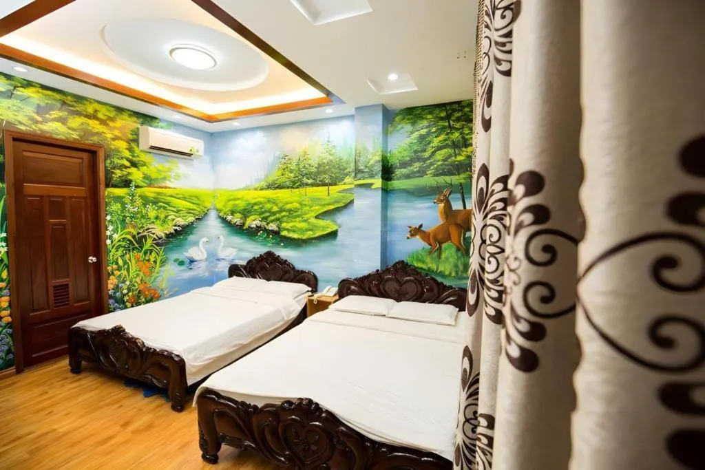 Bed in Phuong Linh Hotel