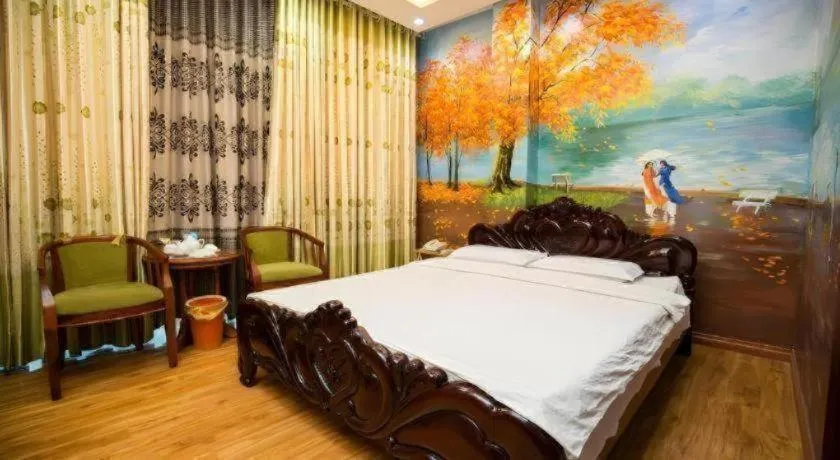 Bed in Phuong Linh Hotel