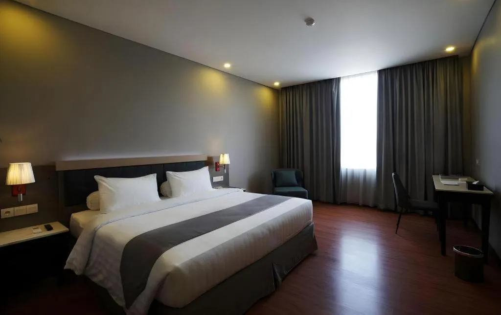 Bed in pyramid suites Hotel