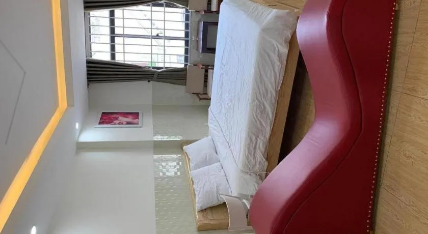 Bed in sun lake hotel