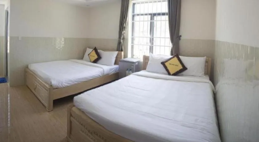 Bed in sun lake hotel