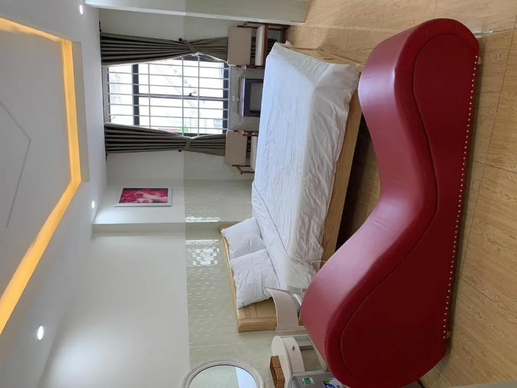 Bed in sun lake hotel