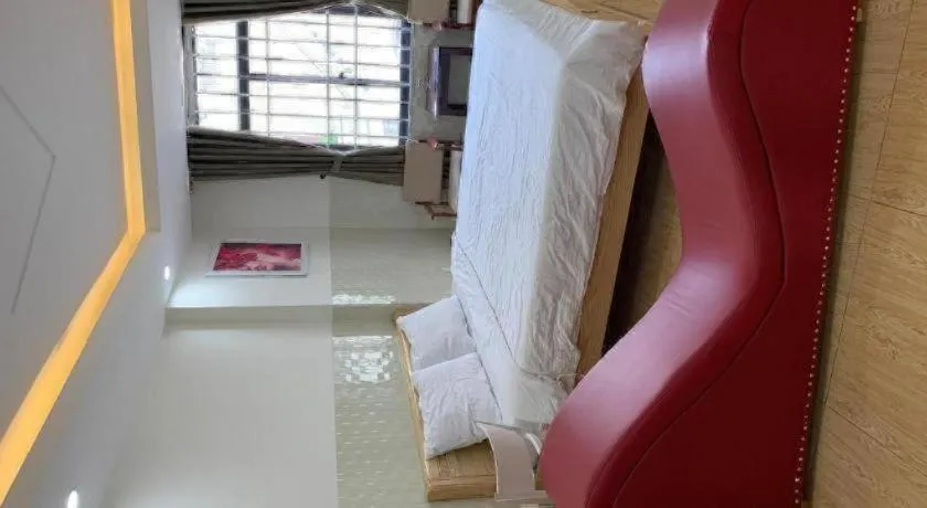 Bed in sun lake hotel