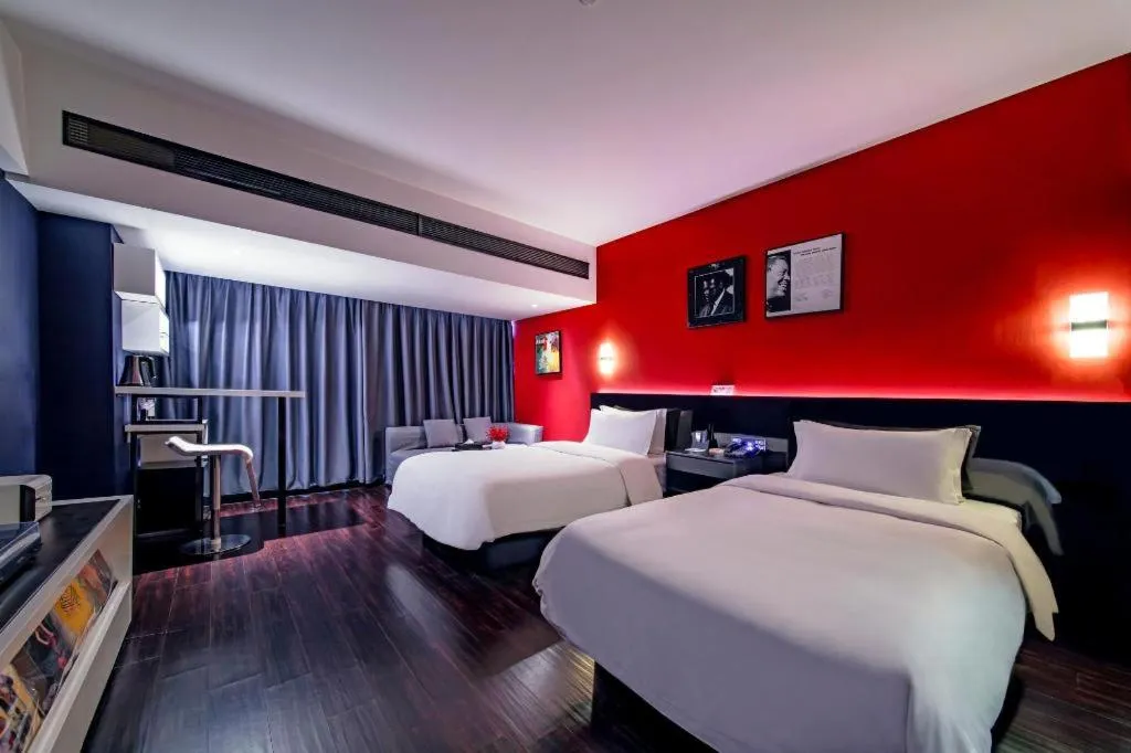 Bed in M Hotel Shenzhen Nanshan