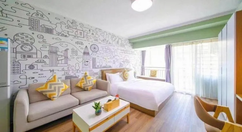 Bed in M Hotel Shenzhen Nanshan